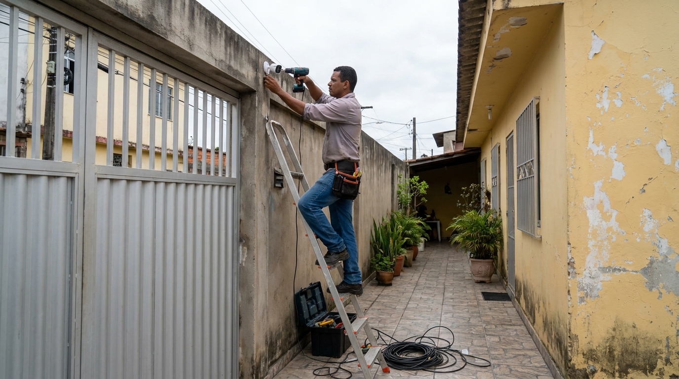 Instalacao de cameras de seguranca profissional em Campina Grande‑PB